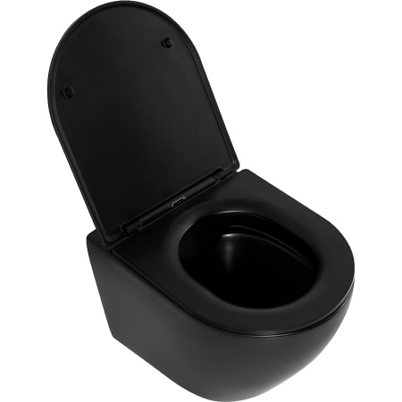 Унитаз подвесной безободковый BelBagno COLORATO BB062CHR-MB