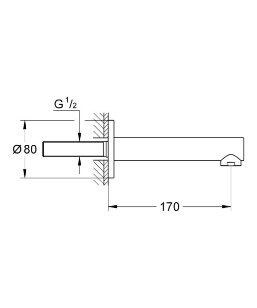 Излив для ванны Grohe Concetto 13280 001 (13280001)