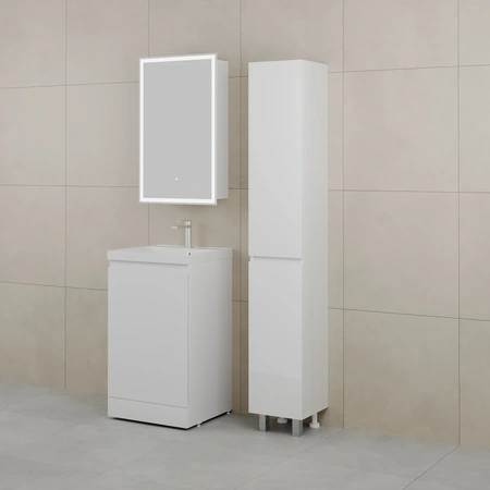 Тумба без раковины 50 см  Style Line Моно СС-00002488 белый глянец