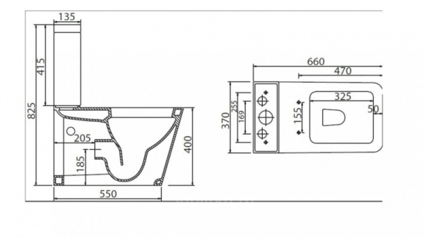 Бачок для унитаза BelBagno Silvia BB0125T Бачок для унитаза BelBagno Silvia BB0125T