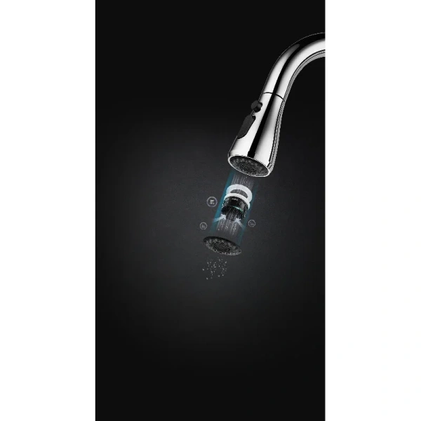 Смеситель для кухни с выдвижным изливом Arrow AG4512 хром