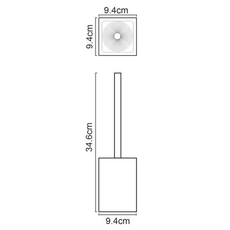Ершик для унитаза WasserKRAFT Abens K-3727