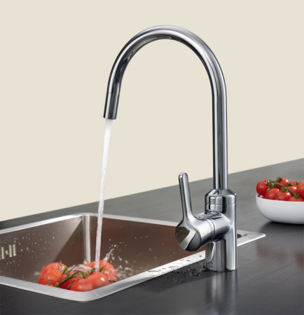 Смеситель для кухни с выдвижным изливом Kludi Bingo Star 428510578