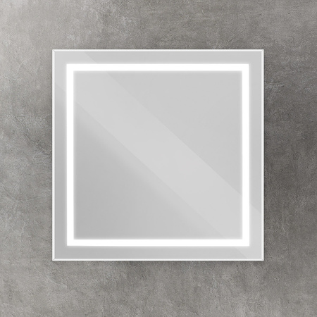 Зеркало (80х80) BelBagno Kraft SPC-KRAFT-800-800-SENS-AL с подсветкой