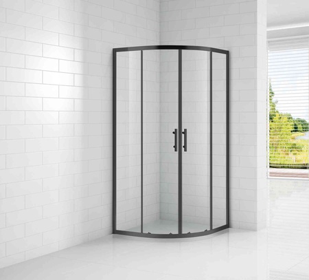Душевой уголок (90х90) CEZARES ECO ECO-O-R-2-90-C-NERO