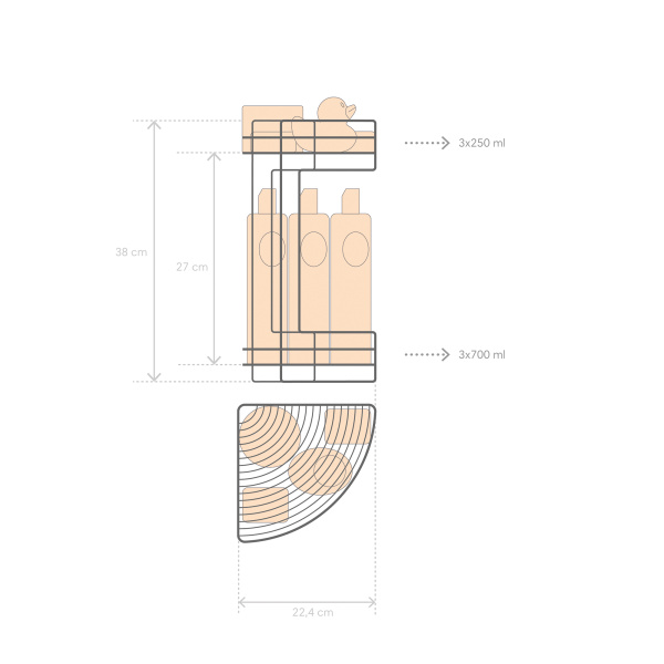 Полка угловая ЧМЗ Новые горизонты 503-005-01