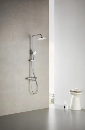 Душевая система с изливом Arrow AG3317SHU1CP хром