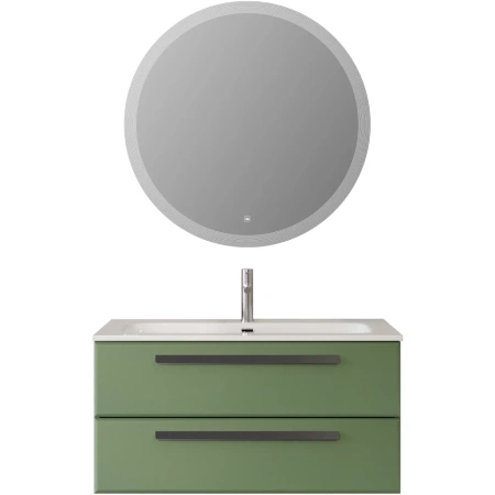 Тумба под раковину Cezares ECO-CER-N-1000-2C-SO-PS-P Фисташковый Софт без ручек