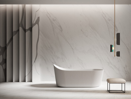 Акриловая ванна (170х80) ABBER AB9445MW без гидромассажа, белый