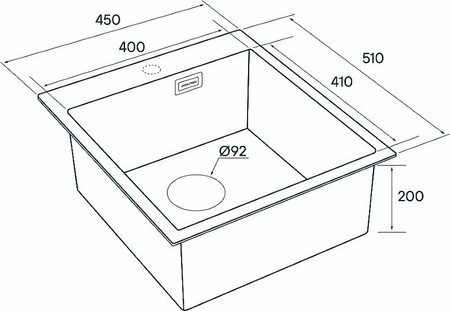 Кухонная мойка Paulmark Neckar PM804551-BG брашированное золото