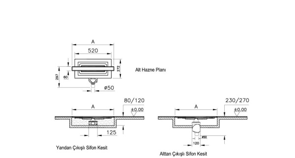 Душевой лоток Vitra Eco-Flow 59980478000