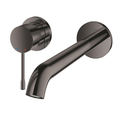 Смеситель для раковины однорычажный Grohe Essence 29193 A01 (29193A01) тёмный графит глянец
