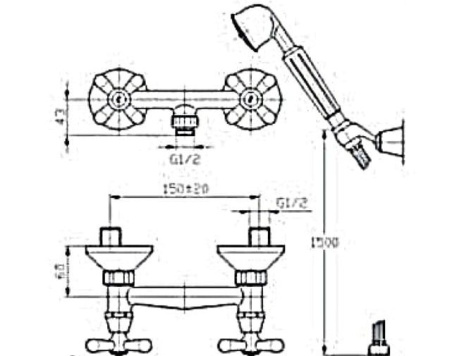 Смеситель для душа Mofem Trigo 143-0014-42