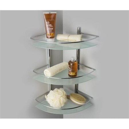 Полка стеклянная тройная  WasserKRAFT K-3133