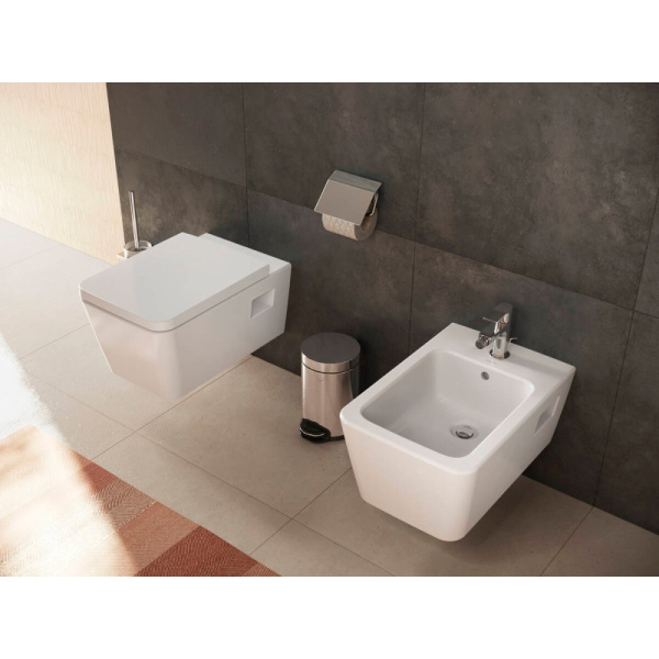 Унитаз подвесной безободковый Hansgrohe EluPura Original Q 60145450 без сиденья