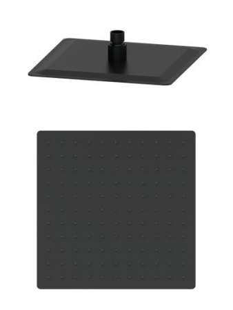 Верхний душ WONZON & WOGHAND, черный матовый WW-88DP02-MB
