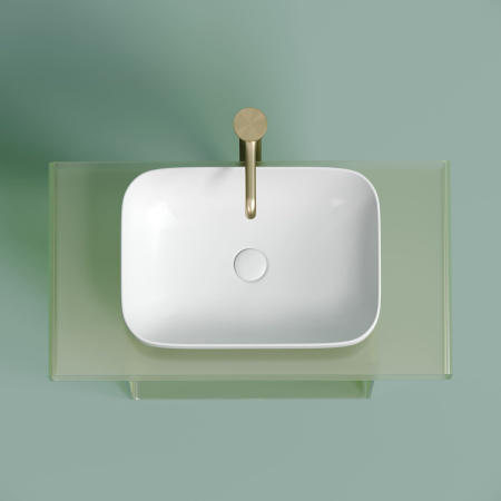 Раковина накладная (50х36) Ceramica Nova ELEMENT CN6055MW матовая