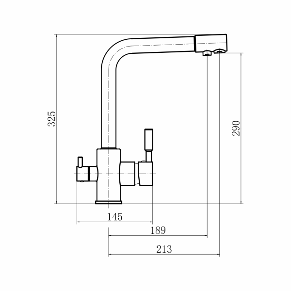 Смеситель для кухни с фильтром питьевой воды FASHUN A4352-21 Смеситель для кухни с фильтром питьевой воды FASHUN A4352-21