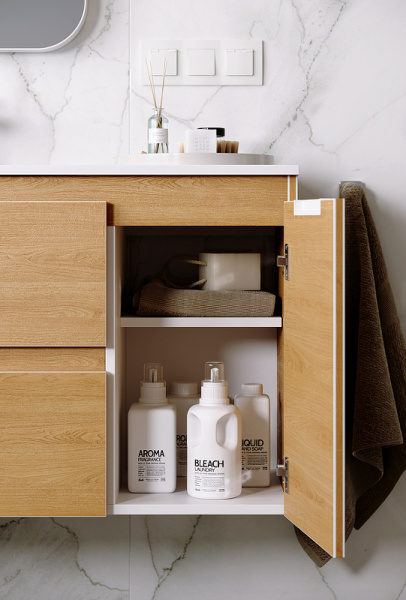 Тумба под раковину Aqwella Accent ACC0109LDZ коричневый