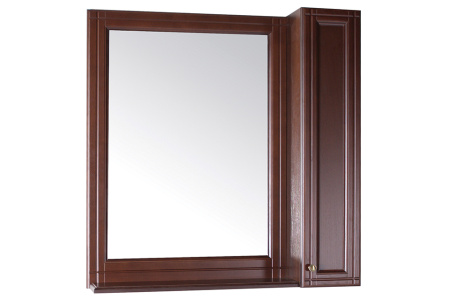 Зеркало-шкаф (85х95)  ASB-Woodline Берта 85 10122 (коричневый)