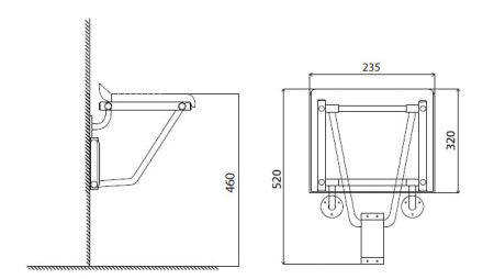 Сиденье для душа Bemeta Help 326325056