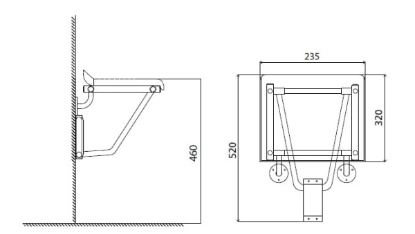 Сиденье для душа Bemeta Help 326325056