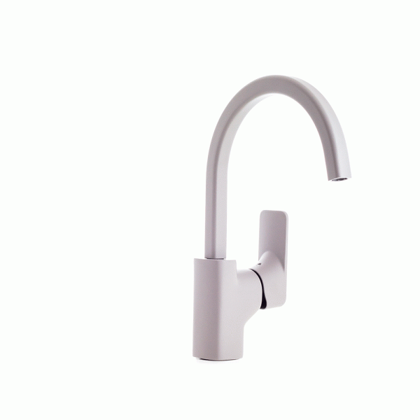 Смеситель для кухни D&K Berlin (DA1432421) высокий грей