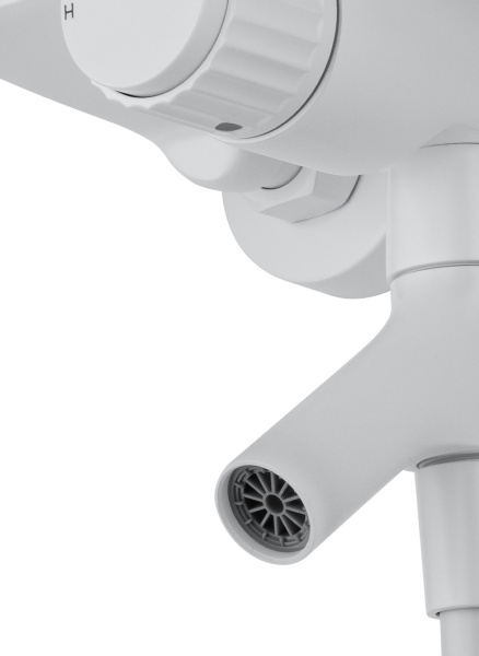 Смеситель для ванны с душем WONZON & WOGHAND CLICK, белый матовый WW-FE05L221-MW