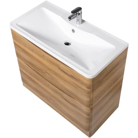 База под раковину напольная BelBagno ACQUA-800-2C-PIA-RR Rovere Rustico