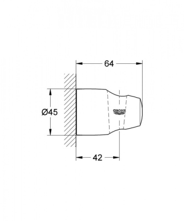 Кронштейн душевой Grohe Others 408508038