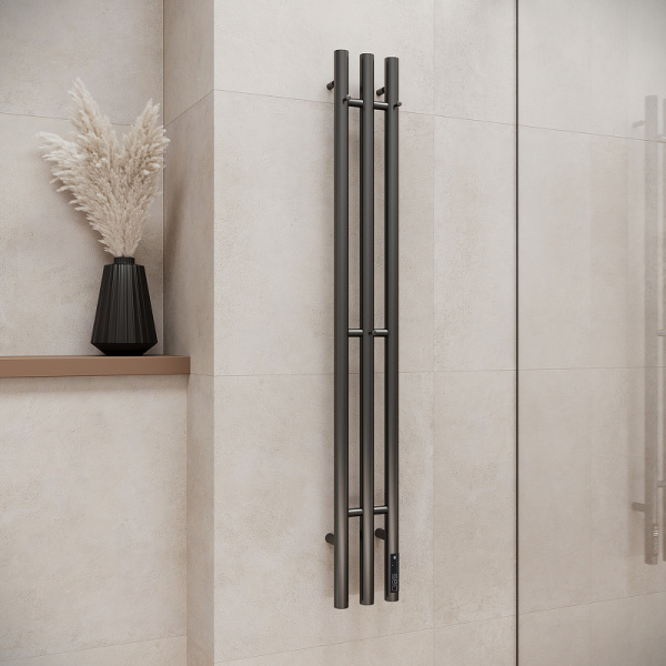 Электрический полотенцесушитель (120х15) Terminus TRES 4670078575401 графит