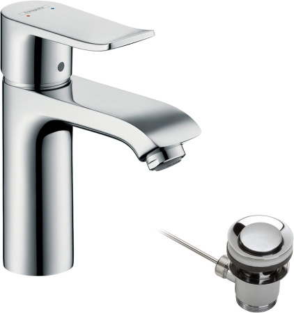Смеситель для раковины Hansgrohe Metris 31080000 хром