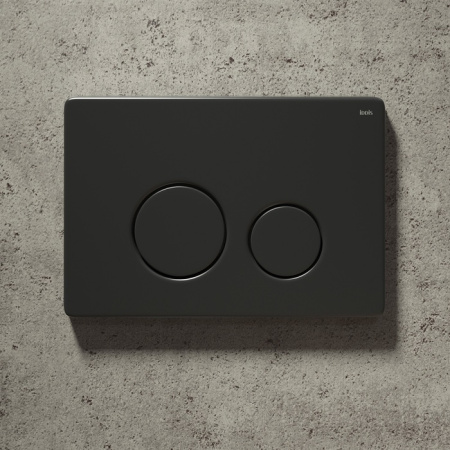 Клавиша смыва IDDIS чёрная Unisteel 001 (UNS01MBi77)