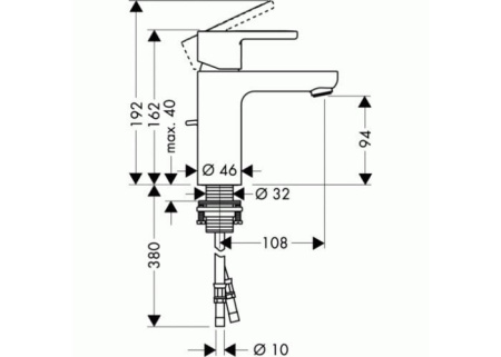 Комплект смесителей Hansgrohe Metropol S 14061000+14262000
