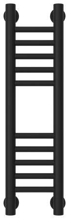 Полотенцесушитель Водяной Прямая Сунержа Богема + (60х15) Матовый Черный 31-0220-6015