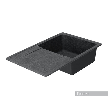 Кухонная мойка Aquaton Аманда 1A712832AD210 графит