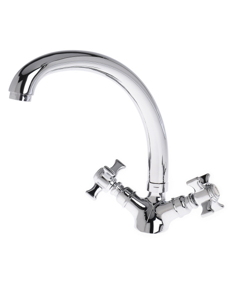 Смеситель для кухни двухвентильный Agger Retro-X A1700200 хром