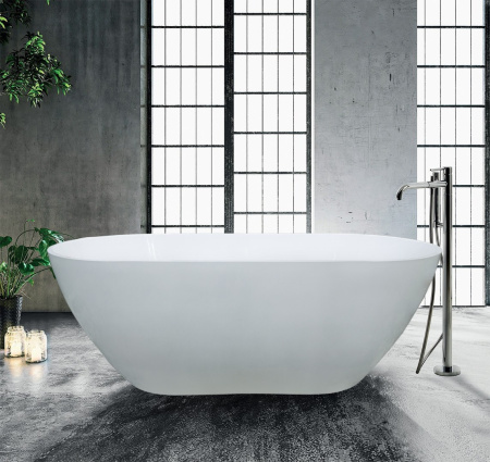 Ванна из литьевого мрамора Marmo Bagno Палермо 168х80 MB-PL170-80