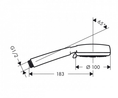 Ручной душ Hansgrohe Crometta 26827400