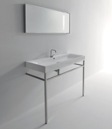 Раковина подвесная (120х45) Kerasan Cento 353401*1 белый