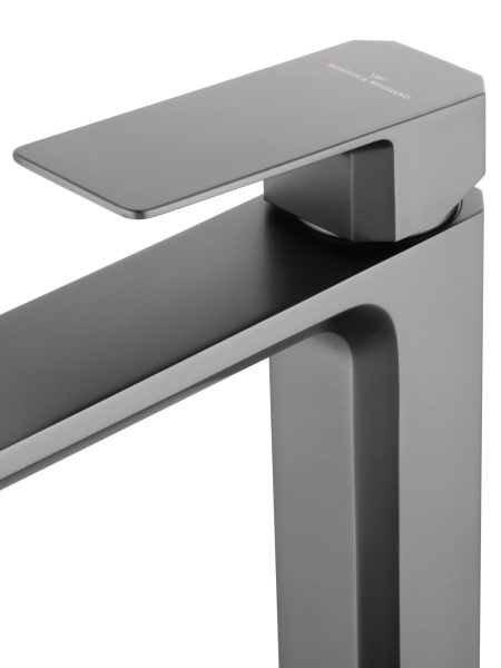 Смеситель для раковины высокий WONZON & WOGHAND DIAMOND, темный графит WW-88239011-BGM