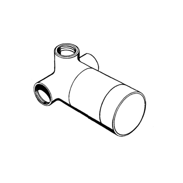 Скрытая часть запорного/переключающего вентиля Trio Universal Hansgrohe 15981180