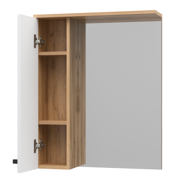 Зеркало-шкаф (60х75) Misty Крафт 60 левый П-Кра-02060-011Л