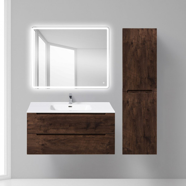 База под раковину подвесная BelBagno ETNA-600-2C-SO-RW-P Rovere Moro