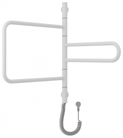 Полотенцесушитель Электрический Cунержа Компакт (640x580) Матовый БЕЛЫЙ 30-0820-0640