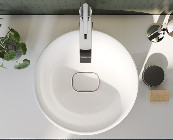 Раковина накладная (40х40) Vitra Metropole 7532B003-0673 