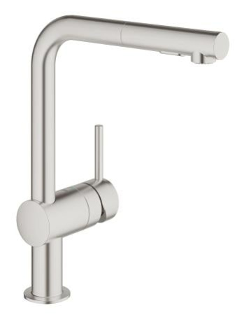 Смеситель для мойки Grohe Minta 30274 DC0 (30274DC0) суперсталь