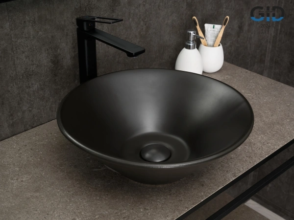 Раковина накладная (42х42) Gid N9102bg