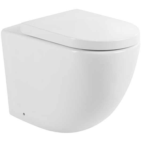 Унитаз приставной безободковый BelBagno SFERA-R BB2141CBR