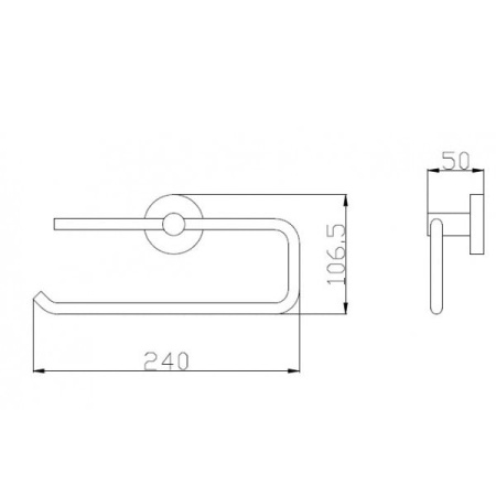 Полотенцедержатель BENNBERG BRONZE ВА 16